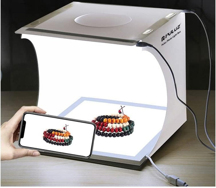 Bærbart LED-fotostudie til professionelle produktbilleder