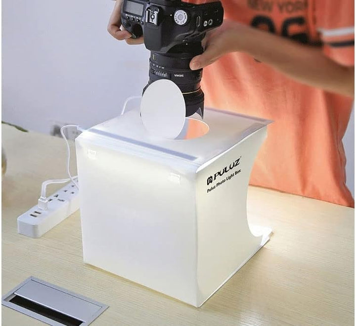 Bærbart LED-fotostudie til professionelle produktbilleder