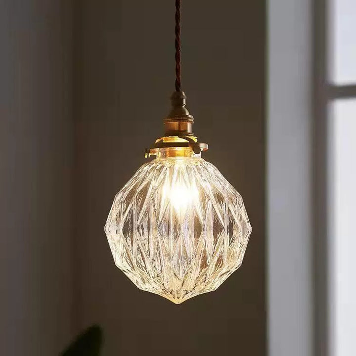 Elegant Pendelpendel i Krystalglas til Moderne Hjem