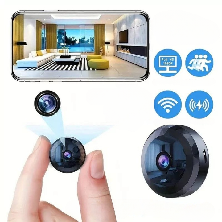 Magnetisk Mini WiFi-kamera - 1080P HD Nattesyn Sikkerhed