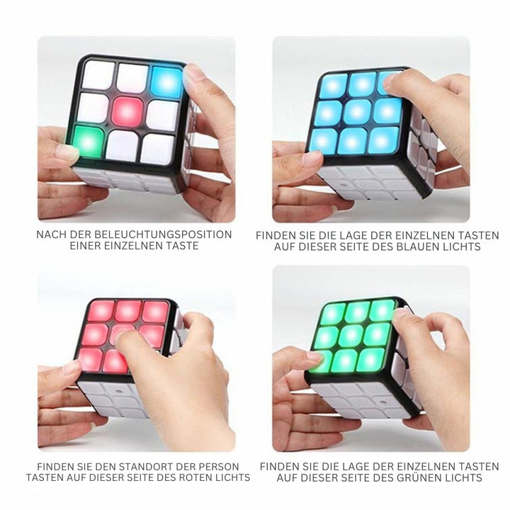 Intelligent Rubik's Cube puslespil, stilrent design, forbedrer kognitive evner, ideelt til alle sværhedsgrader.