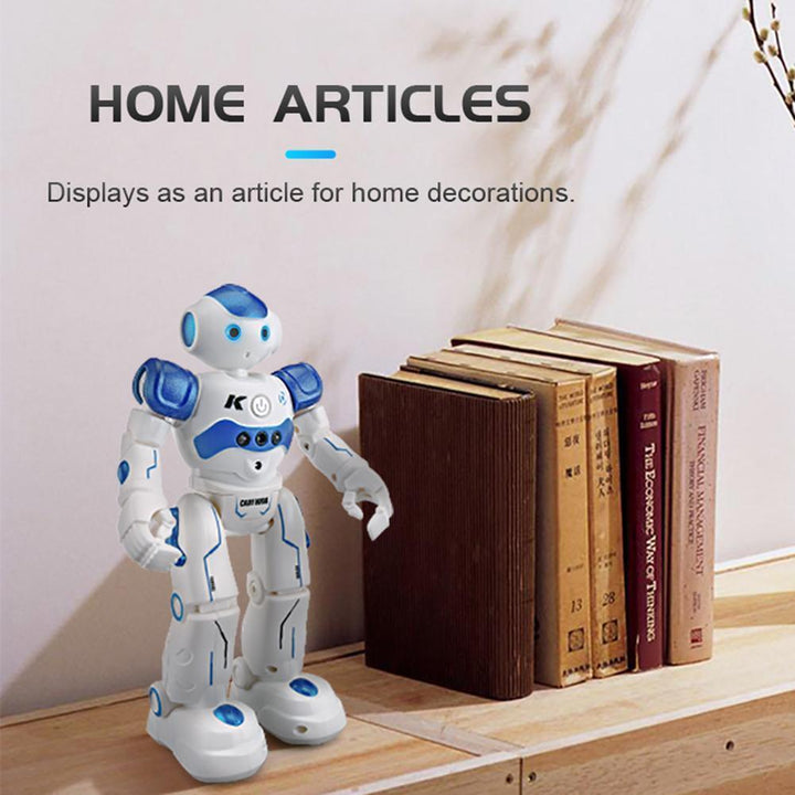 Interaktiv blå/pink uddannelsesrobot NovaBot danser og lærer, fremmer leg og uddannelse hos børn.
