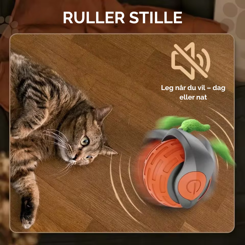 Interaktivt kattelegetøj med automatisk kattebold for uendelig glæde, sjov og aktivitet til din kæledyrskat.