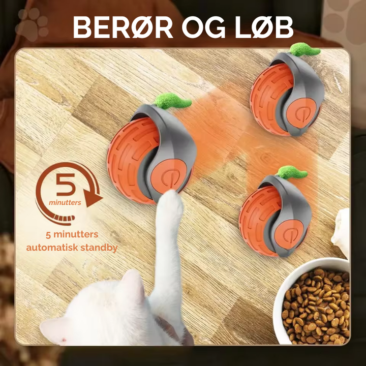 Automatisk interaktiv kattebold giver killing underholdning og stimulerende leg, perfekt for aktivitet.