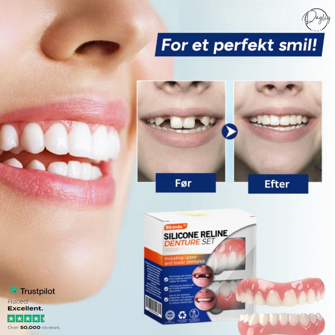 Øjeblikkeligt smil tandfiner, der giver dig perfekte hvide tænder og fornyet selvtillid.