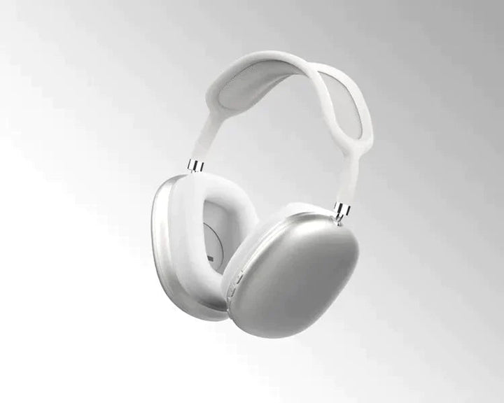 Trådløse over-ear høretelefoner med støjdæmpning og polstrede ørekopper for optimal komfort og lydoplevelse.