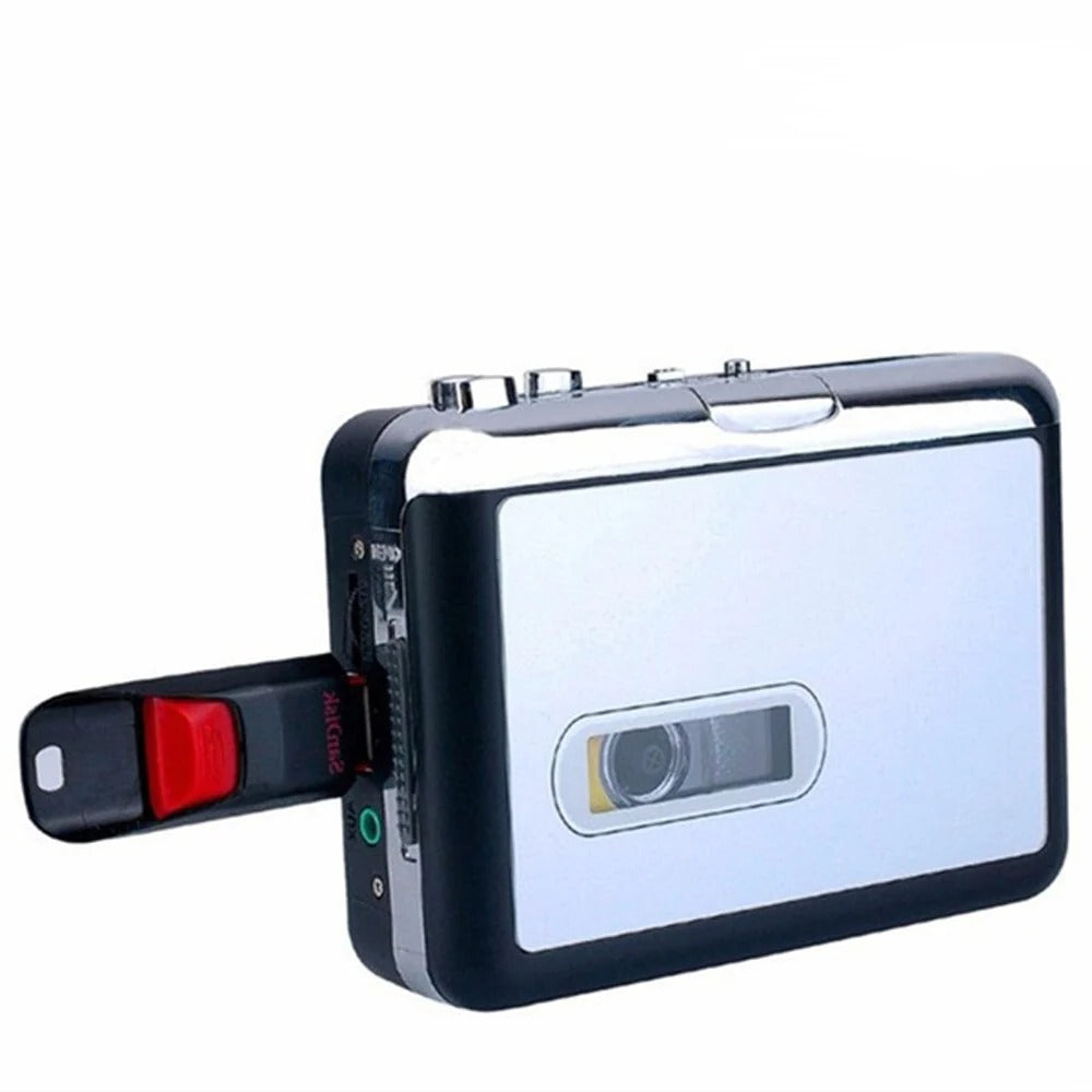 Kassette til USB-konverter digitaliserer bånd til MP3. Nem overførsel af retro lyd til moderne format.