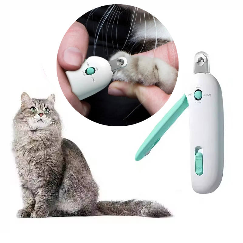 Katte negleklipper i rustfrit stål til sikker og stressfri kloklipning af katte og killinger.