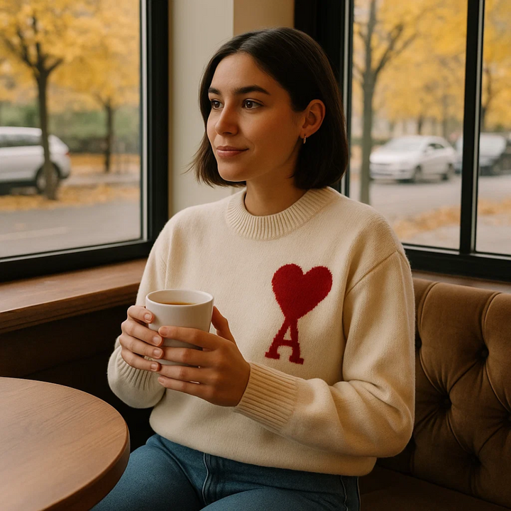 Stilfuld Kelly pullover til kvinder, langærmet og farverig, perfekt til en komfortabel hverdag.