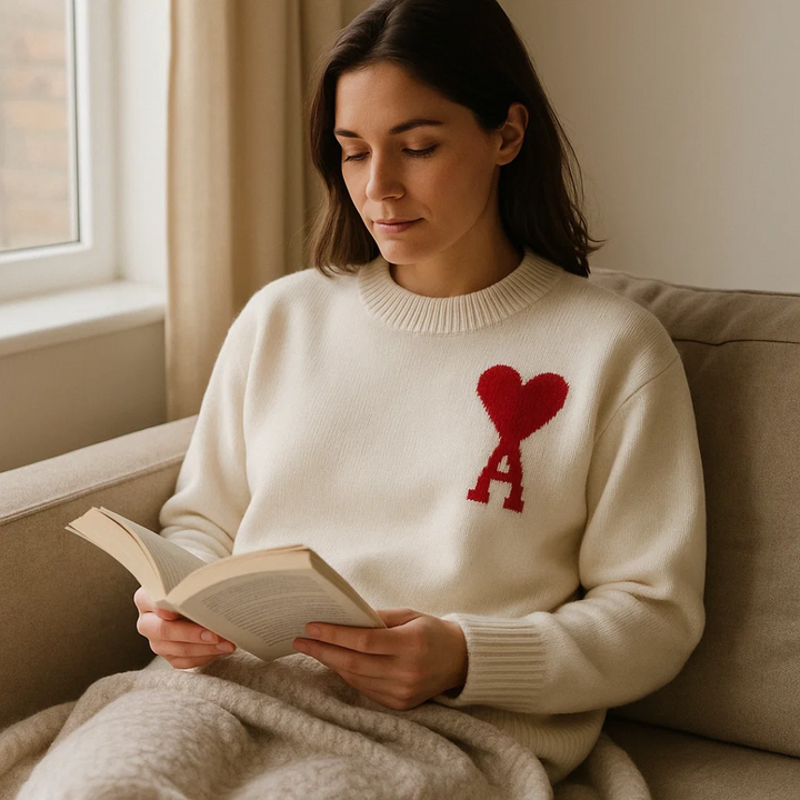 Kelly dame sweater, komfortabel og stilfuld med rund hals, et must-have i kvindemode garderoben.