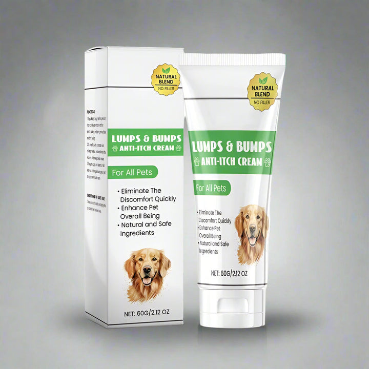 Kløestillende creme 60g til hund & kat. Beroliger irriteret, tør hud & lindrer kløe for et sundt kæledyr.