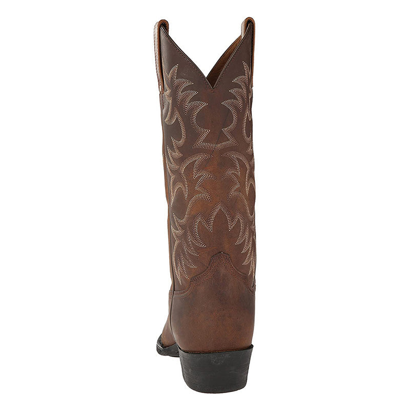Stilfulde sorte herrestøvler med western-inspiration, perfekt til at give dit look et råt touch.