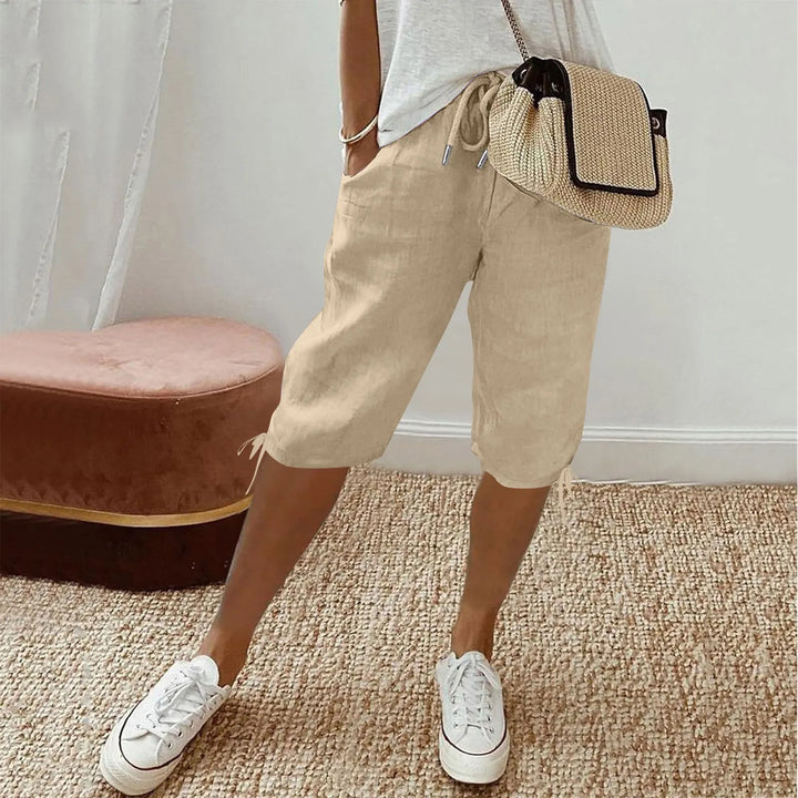 Stilfulde dame komfort shorts i mange farver, et must-have for sommergarderoben.