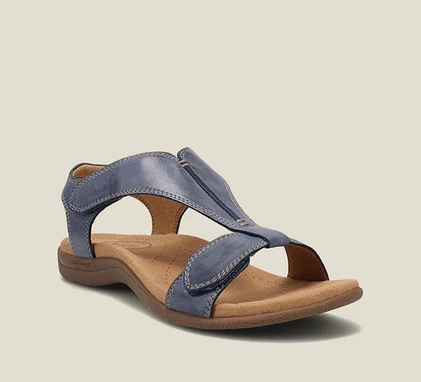 Ergonomiske damesandaler med justerbare stropper for optimal komfort og støtte hele dagen.