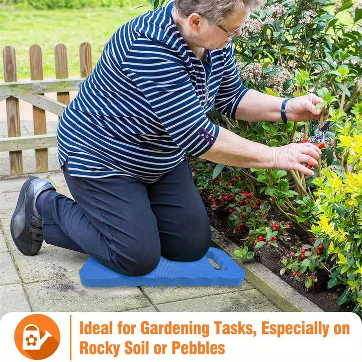 Komfortable, skridsikre haveknæpuder i lyse farver til smertefrit havearbejde og stabil støtte.