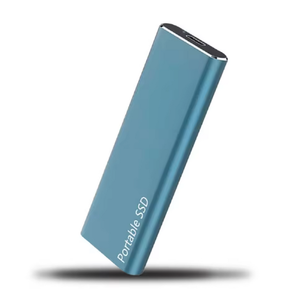 Kompakt 4TB ekstern USB-C harddisk for bærbar dataopbevaring og nem adgang til filer.