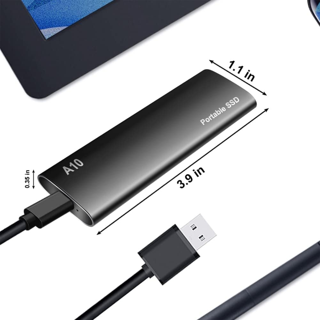 Plug-and-play 4TB USB-C harddisk med nem dataopbevaring, klar til brug med alle dine enheder.