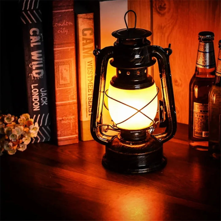 Robust udendørs lampe, genopladelig LED campinglampe. Bærbart lys til enhver situation i naturen.