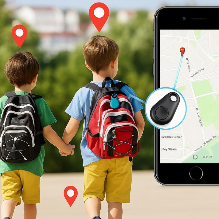 Genopladelig mini GPS tracker, ideel til sporing af værdigenstande i real-time.