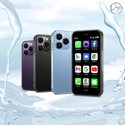 Kraftfuld og kompakt smartphone, der understøtter både Android og iOS, ulåst.