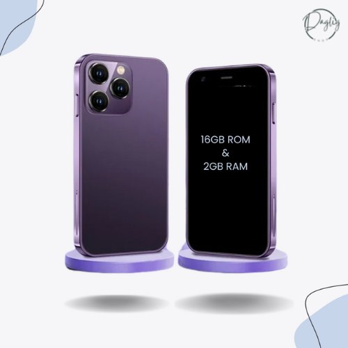 Mini smartphone til voksne, der ønsker en diskret og effektiv mobiltelefon.