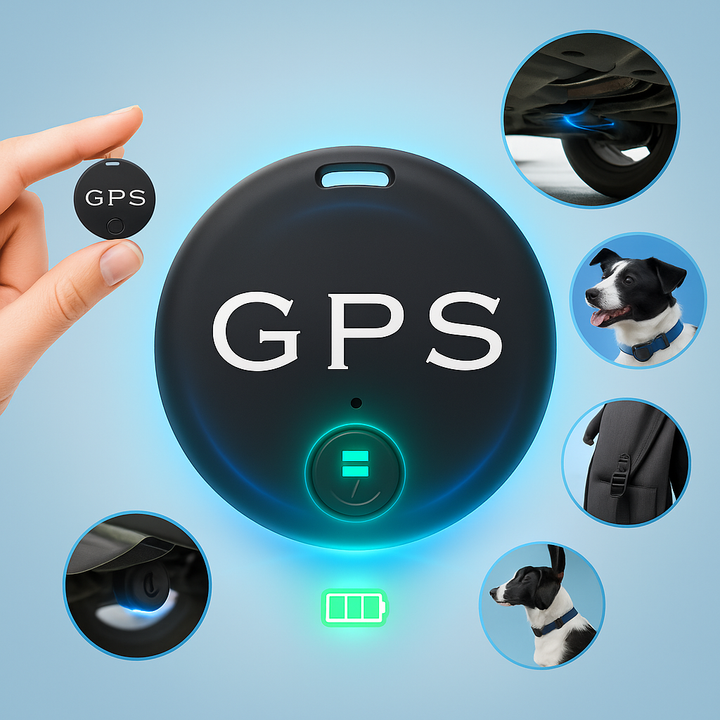 Praktisk magnetisk sporing enhed til ejendele. Find dine ting hurtigt med Bluetooth og mobil app.