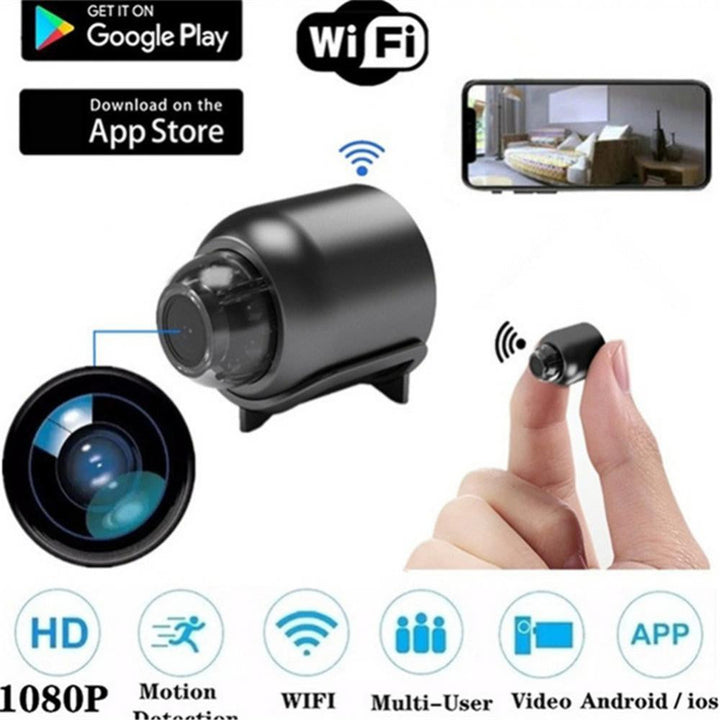 Kompakt 1080p HD WLAN-kamera med diskret design, ideel til diskret overvågning og installation i ethvert miljø.