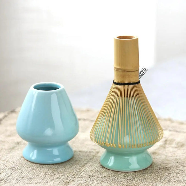 Elegant bambus matcha te-sæt for en rolig zen oplevelse. Perfekt gaveidé til teelskere og køkkenentusiaster.