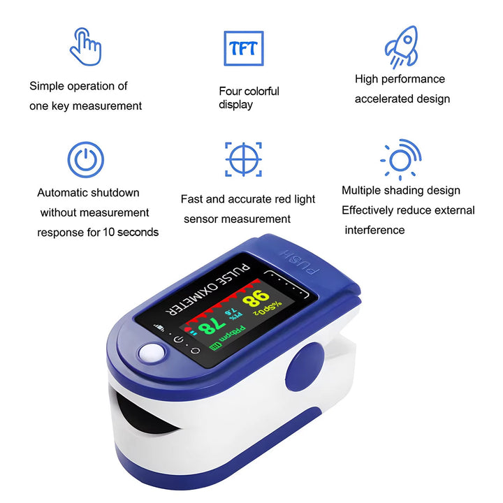 Pulsoximeter & blodsukkermåler sæt – din partner i daglig sundhedsovervågning og wellness. 