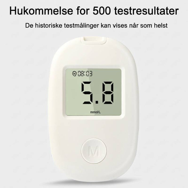 Hjemmets sundhedscenter: Pulsoximeter og blodsukkermåler for komplet wellness og helbredsdata.