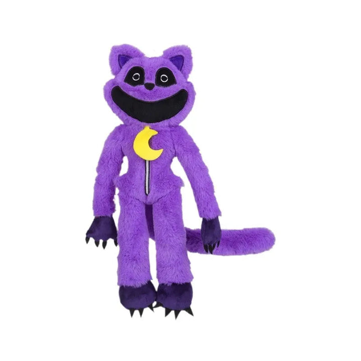 Hyggelig katteplysfigur, blød og charmerende, farverigt design. Ideelt plyslegetøj til børn at kramme.