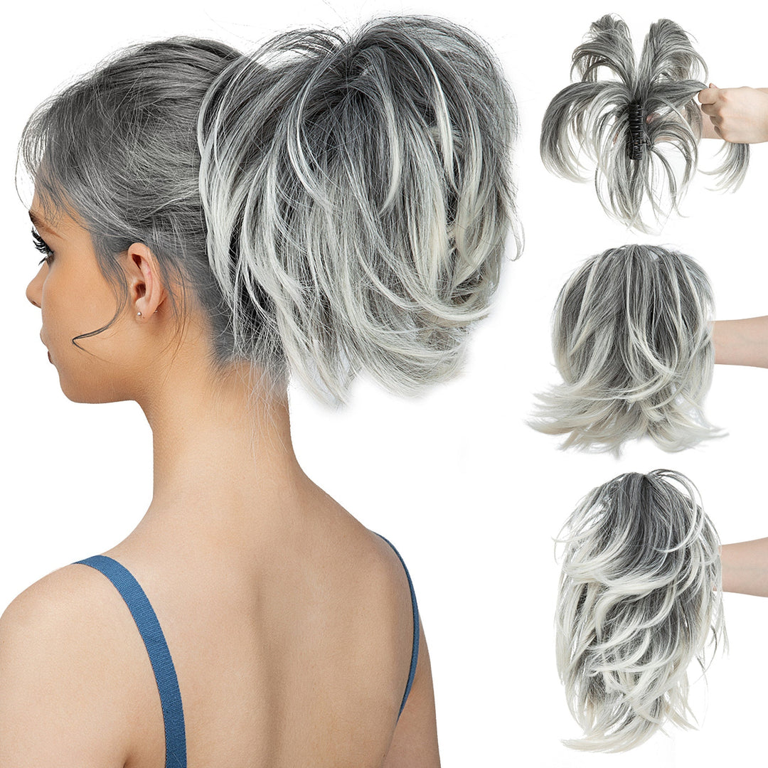 Nem værktøj til volumen i hestehale. Kvinde Hår Volume Pony Wrap giver et flot naturligt look.