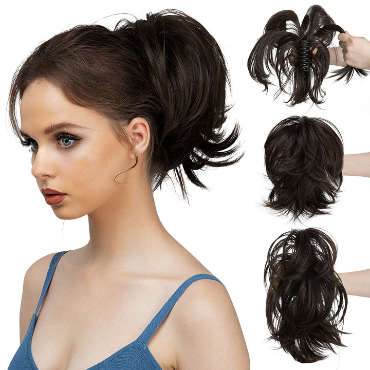 Hurtig makeover til din hestehale med Kvinde Hår Volume Pony Wrap. Masser af volumen.