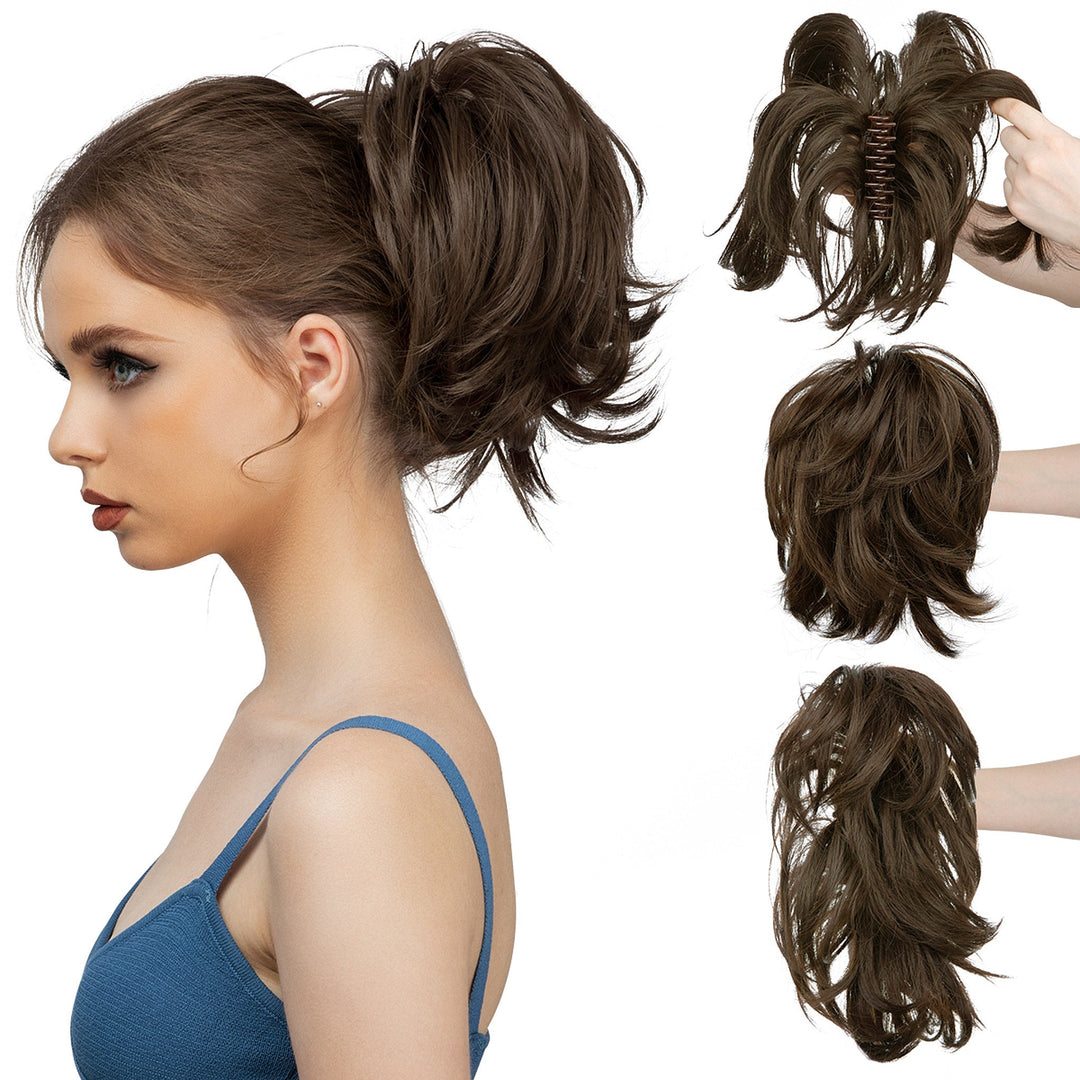 Fyldig hestehale på et øjeblik: Brug denne justerbare hår volumen pony wrap for et perfekt look.
