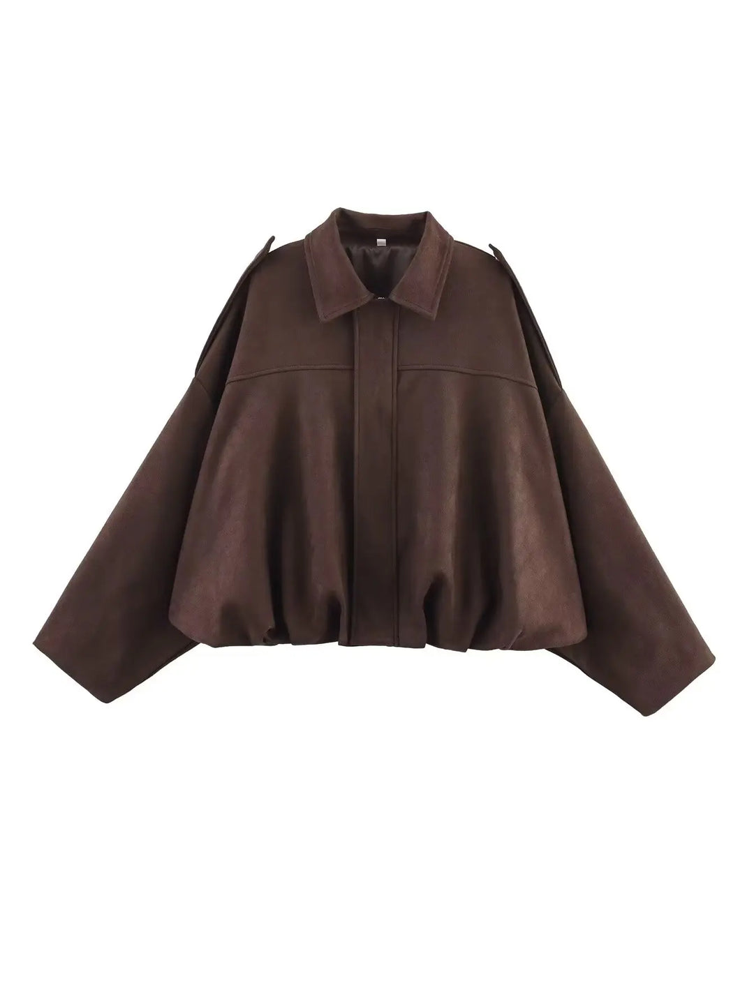 Komfortabel kort lynlåsjakke til kvinder, ideel til streetwear og moderne mode.