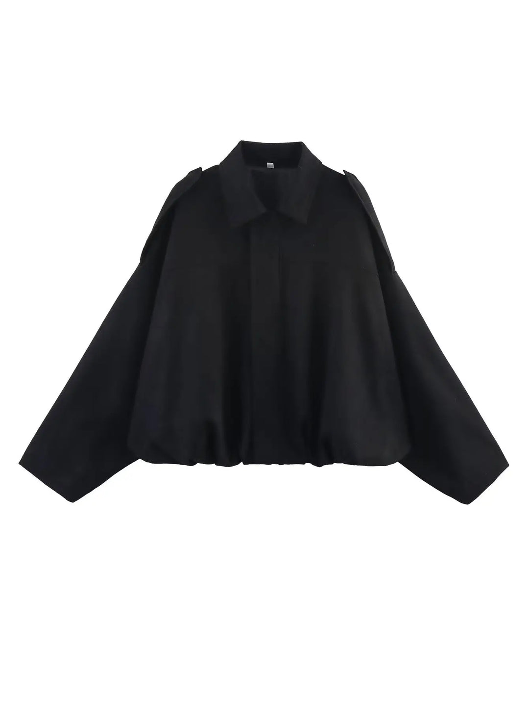 Moderne kort kvindejakke med lynlås, et must-have til din streetwear garderobe.