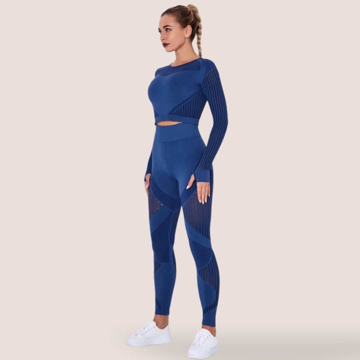 Komfortable anti-cellulite leggings til kvinder. Højtaljede formgivende bukser perfekte til træning & hverdag.