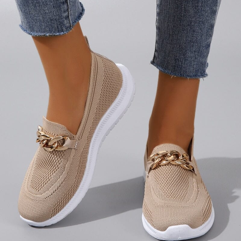 Kvinder ortopædiske sko i mesh for komfort og støtte. Ergonomisk slip-on hverdagssko til damer.
