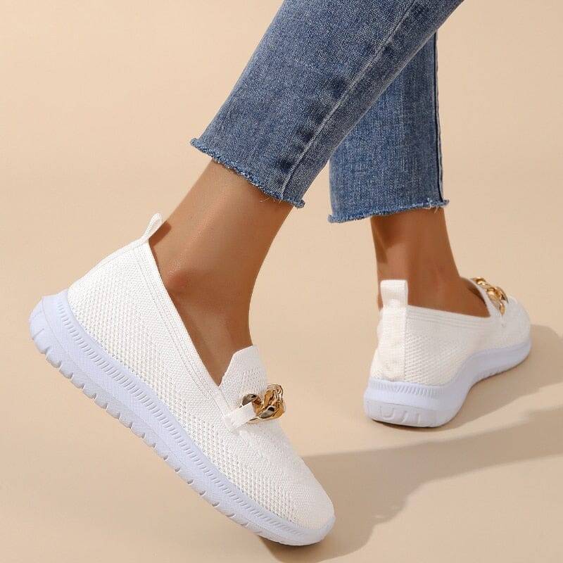 Støttende ortopædiske sko til kvinder. Ergonomisk slip-on design i mesh for varig komfort.