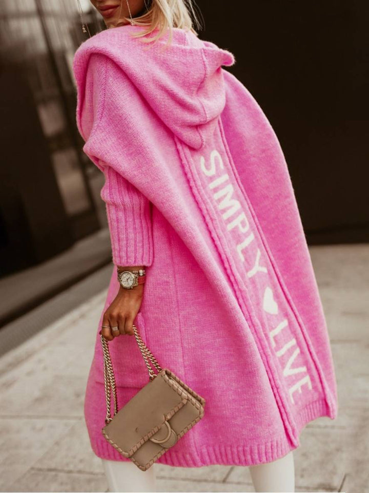 Trendy oversized hættetrøje til kvinder med print, en komfortabel gaveidé til efteråret.