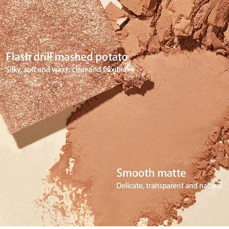 Pigmenteret, langtidsholdbar øjenskyggepalette. 67 farver i 5 sider til kvinder. Komplet og alsidig makeup.