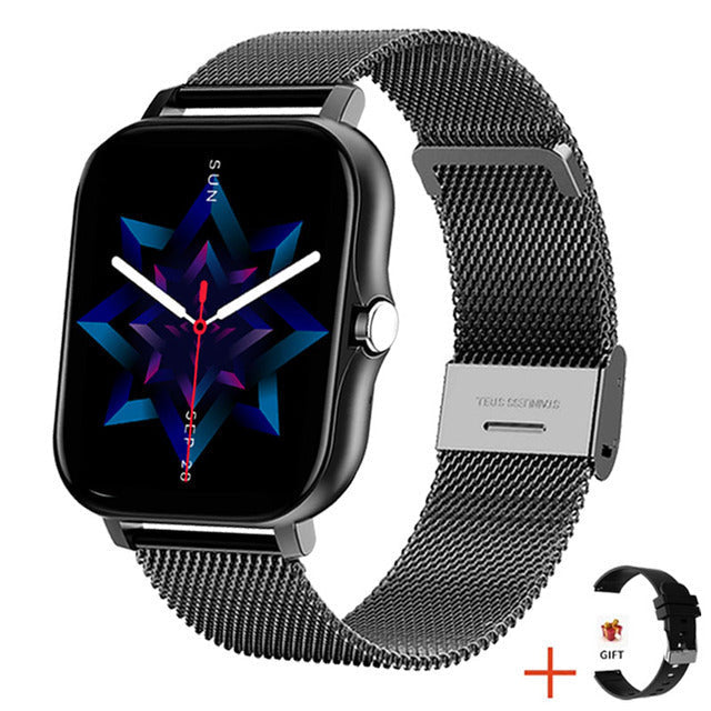 Kvindersmartwatch: elegant tilbehør med teknologi, der støtter aktiv livsstil og sundhed.