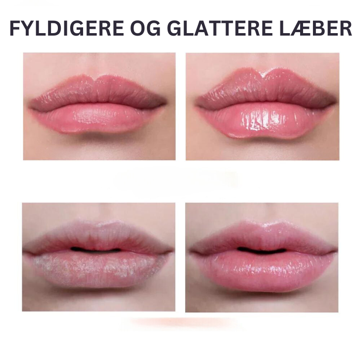 Kvinders skønhedsbehandling derhjemme. Læbeserum for fyldige læber, der genopretter fugt og elasticitet.