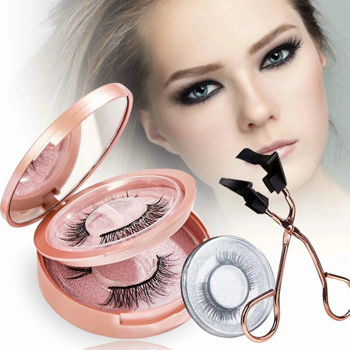 Nemme magnetiske vipper til kvinder. Falske øjenvipper uden lim for hurtig makeup og naturligt look.