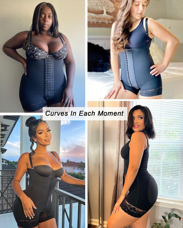 Alsidigt shapewear bodysuit; ideelt til daglig brug eller festtøj med mavekontrol & taljeformning.