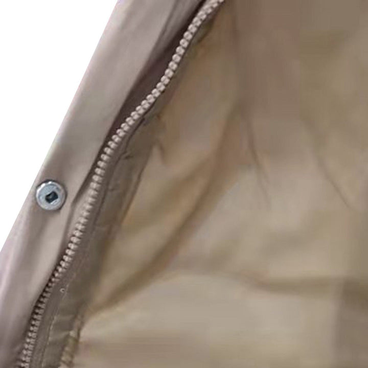 Stilfuld lang vest til damer, puffer design, med hyggelig hætte.