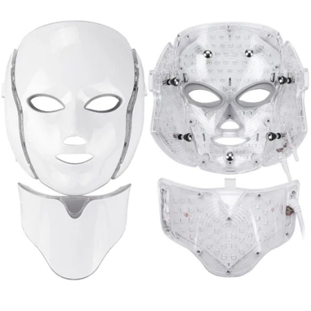 Unisex lysterapi LED-maske mod rynker, akne & for glødende hud.