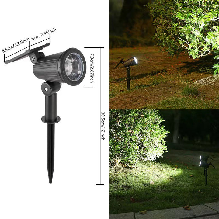 LED Solar Havelampe, vejrbestandig, fokuseret lys, perfekt udendørsbelysning. Ideel til stier og dekorationer.