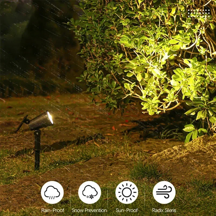 LED Solar Havelampe, vejrbestandig, fokuseret lys, perfekt udendørsbelysning. Ideel til stier og dekorationer.