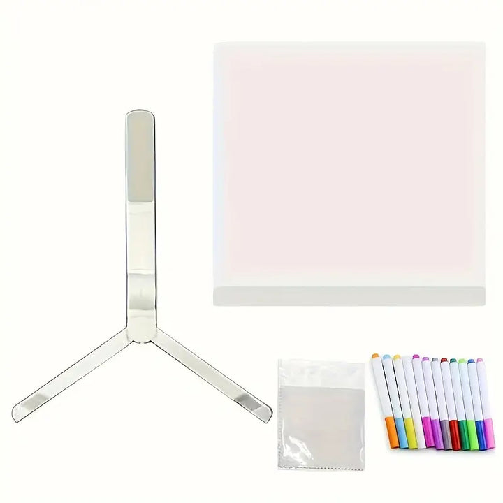 LED tegneplade med lysende farver, ideel til kreative designs og dekorationer. Let, bærbar, velegnet til børn.